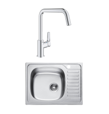 Комплект Мойка Kaiser KSS-6550 L + Смеситель Grohe Eurosmart