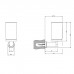 Gessi Emporio accessories Стакан, подвесной, сатинированное стекло, цвет: Finox Brushed Nickel. 38809#149