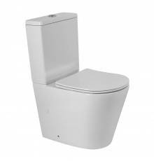 Унитаз-компакт напольный BelBagno Flay-Tor BB2149CP-TOR/SC безободковый, крышка с микролифтом, бачок BB2149T