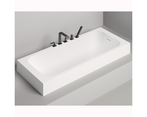 Salini Orlanda KIT Встраиваемая ванна 170х80х60cм, UpDown, сифон, щелевой слив-перелив, S-Stone, цвет: белый матовый. 102126M Salini Orlanda KIT Встраиваемая ванна 170х80х60cм, UpDown, сифон, щелевой слив-перелив, S-Stone, цвет: белый матовый. 102126M