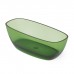 Dea Design Soul Ванна 170х72х56см., отдельностоящая, Glasstek, прозрачная смола, цвет: Emerald R3. DD8630 1700 R3