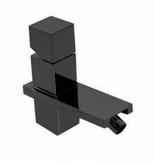 Bossini Cube Смеситель для биде на 1 отв., с заглушкой 1rdquo;1/4, цвет: черный матовый. Z004401.073