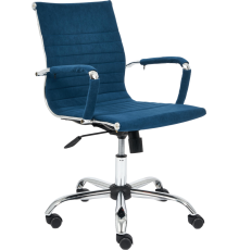 Компьютерное кресло TetChair Urban-low, флок синий 32