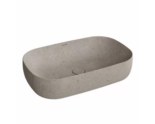 Kerama Marazzi Magica Раковина накладная, 64.5х42см., без отв., цвет: серый камень. MA.wb.65\STG Kerama Marazzi Magica Раковина накладная, 64.5х42см., без отв., цвет: серый камень. MA.wb.65\STG
