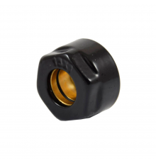 Резьбовое соединение Schlosser для медных труб GW 3/4 x 15MM, черное 602500001 Ral 9005