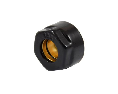 Резьбовое соединение Schlosser для медных труб GW 3/4 x 15MM, черное 602500001 Ral 9005