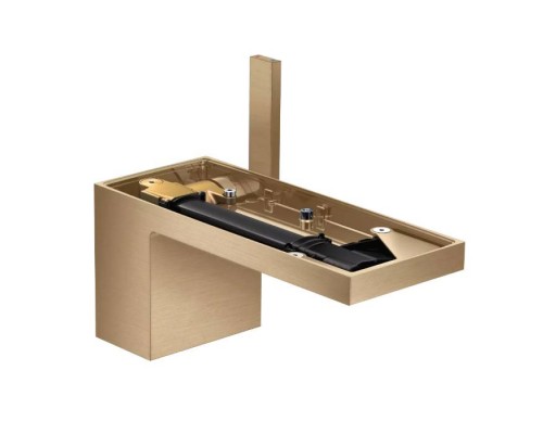 Axor MyEdition Смеситель для раковины, 1 отв., с донным клапаном Push-Open, без панели, цвет: бронза шлифованная. 47012140 Axor MyEdition Смеситель для раковины, 1 отв., с донным клапаном Push-Open, без панели, цвет: бронза шлифованная. 47012140