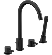 Смеситель на борт ванны Damixa Scandinavian Pure 360400300 черный