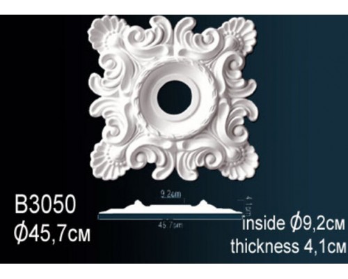 Розетка потолочная B3050