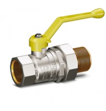 Краны шаровые Кран шаровой латунный LD Pride 47.50.B-Н.Р.GAS для газа, вн./нар. резьба, ручка-рычаг, 2 LD 47.353.50