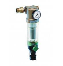 Фильтр с обратной промывкой Honeywell (Resideo Braukmann) сетка 100, на горячую воду (F76S-11/4AAM)