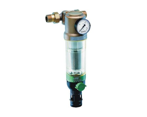 Фильтр с обратной промывкой Honeywell (Resideo Braukmann) сетка 100, на горячую воду (F76S-11/4AAM)