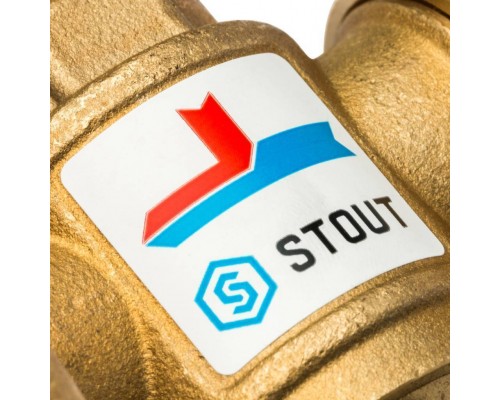 STOUT SVM-0050 ермостатический смесительный клапан G 1 1/2M-G 1 1/2F-G 1 M 70°С (SVM-0050-327008) STOUT SVM-0050 ермостатический смесительный клапан G 1 1/2M-G 1 1/2F-G 1 M 70°С (SVM-0050-327008)