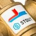 STOUT SVM-0050 ермостатический смесительный клапан G 1 1/2M-G 1 1/2F-G 1 M 70°С (SVM-0050-327008)