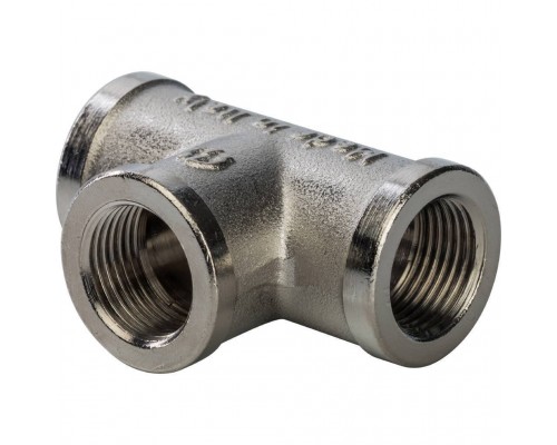 Тройник STOUT ВВ никелированный 3/8 (SFT-0020-000038) Тройник STOUT ВВ никелированный 3/8 (SFT-0020-000038)