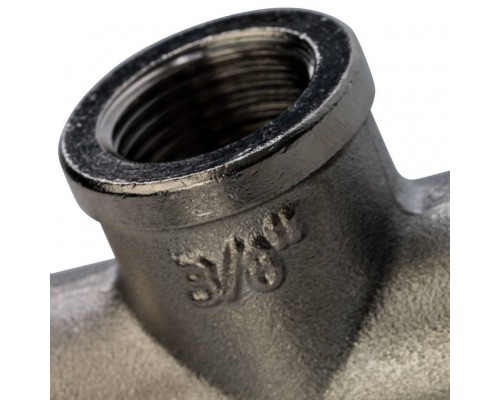Тройник STOUT ВВ никелированный 3/8 (SFT-0020-000038) Тройник STOUT ВВ никелированный 3/8 (SFT-0020-000038)