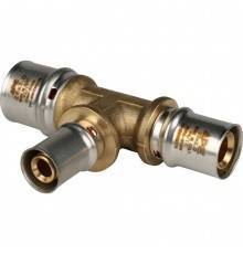 Тройник переходной STOUT 26х16х20 для металлопластиковых труб прессовой (SFP-0005-261620)