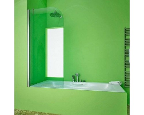 Шторка на ванну GuteWetter Lux Pearl GV-601AS левая 75 см стекло бесцветное, профиль матовый хром