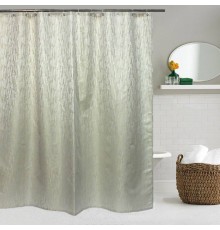 Штора для ванной Bath Plus Decor collection JAC1504 180x200 кремовая, бежевая