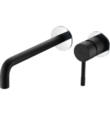 Смеситель для раковины Boheme Uno 465-BCR С ВНУТРЕННЕЙ ЧАСТЬЮ  black chrome