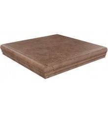 Ступени Kerama Marazzi Фаральони матовые, морозостойкие коричневые, угловые