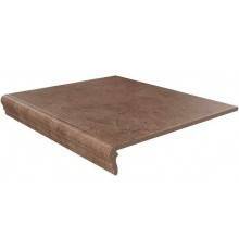 Ступени Kerama Marazzi Фаральони матовые, морозостойкие коричневые, фронтальные