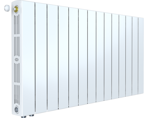 Радиатор биметаллический Rifar SUPReMO Ventil 500 14 секций, левое подключение