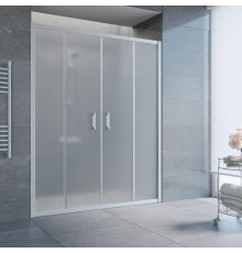 Душевая дверь в нишу Vegas Glass Z2P 190 07 10 профиль матовый хром, стекло сатин