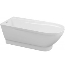 Ванна из искусственного камня Цвет и Стиль Бонито НФ-00005813 R 180x80 см, угловая, со сливом-переливом, асимметричная