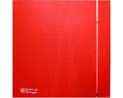 Вытяжной вентилятор Soler Palau Design Silent 100 CZ Design-4C red 5 сменных полосок