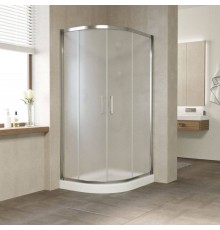 Душевой уголок Vegas Glass ZS-F Tur Novo 90*80 08 10 профиль глянцевый хром, стекло сатин
