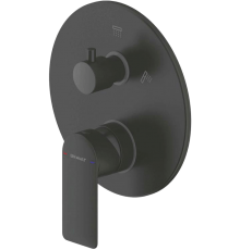 Смеситель для душа Bravat Eddie Black PB8369402BW-2-ENG черный матовый