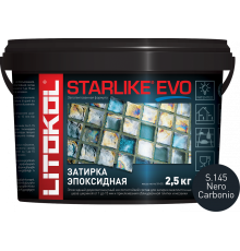 Затирка для плитки Litokol Starlike Evo S.145 nero carbonio