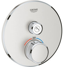 Термостатический смеситель Grohe Grohtherm SmartControl 29118DC0, для душа, суперсталь