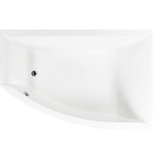 Акриловая ванна Vagnerplast Veronela R 160x105 см, угловая, с каркасом, ультрабелая, асимметричная