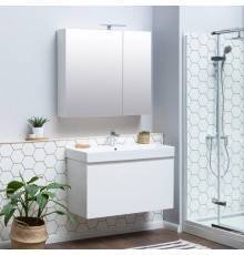 Мебель для ванной комнаты Aquanet Йорк 85 белая