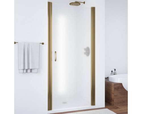 Душевая дверь в нишу Vegas Glass EP 65 05 10 профиль бронза, стекло сатин