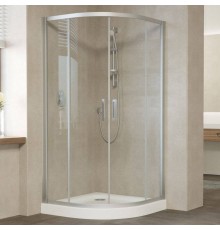 Душевой уголок Vegas Glass ZS 120 07 01 профиль матовый хром, стекло прозрачное