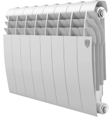 Радиатор биметаллический Royal Thermo BiLiner 8 секций, bianco traffico