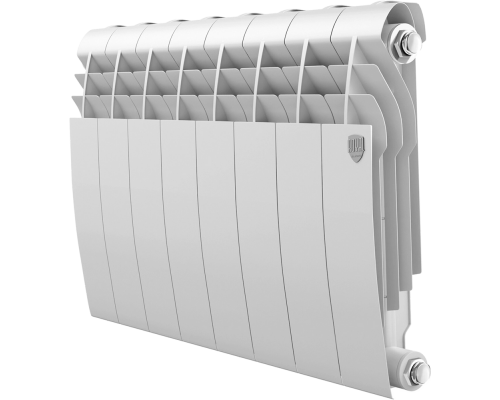 Радиатор биметаллический Royal Thermo BiLiner 8 секций, bianco traffico