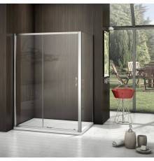 Душевой уголок Good Door Latte WTW+SP-C-WE 130x90 + очиститель для стекол