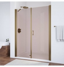 Душевая дверь в нишу Vegas Glass EP-F-2 170 05 05 R профиль бронза, стекло бронза