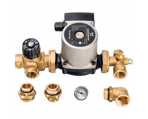 STOUT Насосно-смесительный узел с термостатическим клапаном; Grundfos UPSO 25-65 130 STOUT Насосно-смесительный узел с термостатическим клапаном; Grundfos UPSO 25-65 130