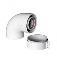Дымоходы коаксиальные Коаксиальный отвод 90 (Арт.:KHG 71410141) KHG 71410141