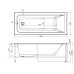 Акриловая ванна Aquanet Aura 165x70 (с каркасом)