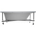 Акриловая ванна Aquanet Bright 155x70 (с каркасом)