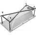 Акриловая ванна Aquanet Bright 165x70 (с каркасом)