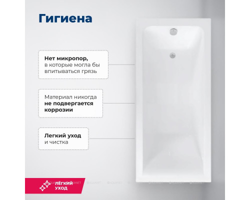 Акриловая ванна Aquanet Bright 165x70 (с каркасом)