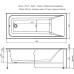 Акриловая ванна Aquanet Bright 175x75