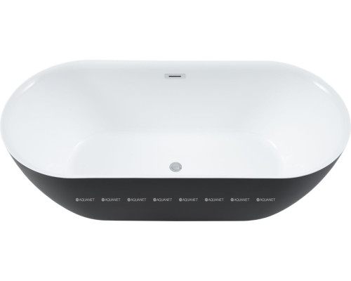 Акриловая ванна Aquanet Delight 170x78 черный матовый